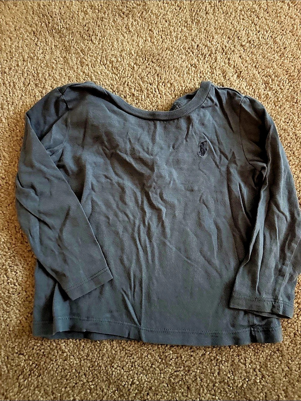 Ralph Lauren Long-Sleeve Cotton Jersey Tee 24M
